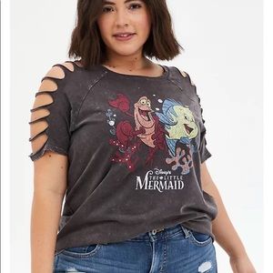 Torrid Disney ‘The Little Mermaid’ Distressed Tee